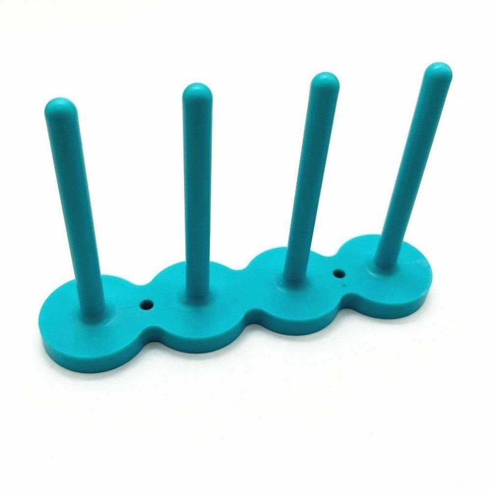 Plastic Magnetic Bobbin Holder 5 Column Compact Thread Bobbin Organizer Magnetic Adsorption High Efficiency