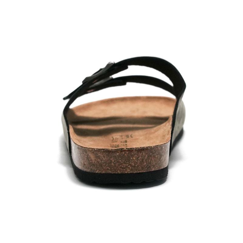 Neue Herren Kork Hausschuhe Unisex Sommer Hausschuhe Herren Clogs Damen Weiche Kork Zwei Schnallen Strand Pantoletten Outdoor Schuhe Für Herren 44 45