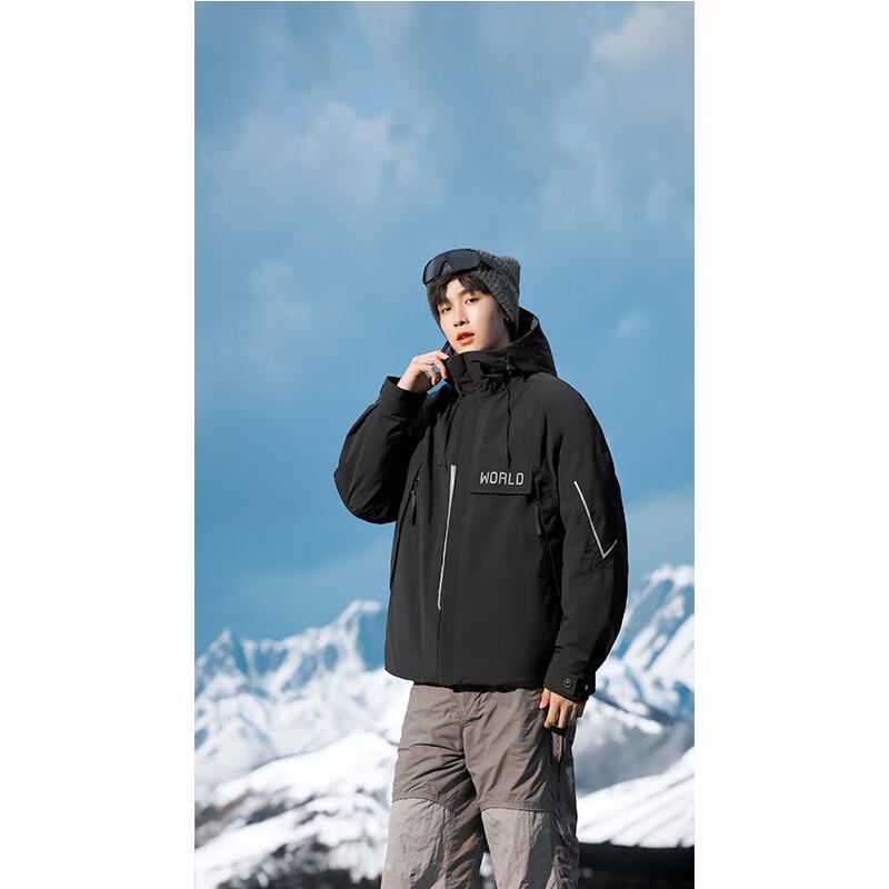 YAYA Men s 2024 3-in-1 Hooded Outdoor Down Jacket XL
