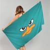Asciugamano da Spiaggia Animazione Classica P-Phineas E F-Ferb Asciugamani da Bagno Colorati Per Bambina Microfibra Asciugatura Rapida Personalizzato Sabbia Yoga Spa Palestra