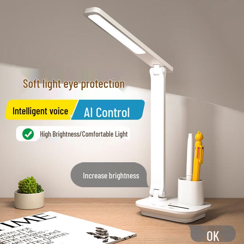 Smart Voice Control Sensor Desk Lamp & Night Light CN plug (adapter included)