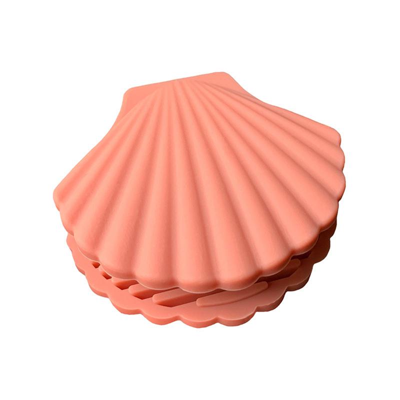 2 stk Silikon Anti-Skalde hansker Skallform Varmebestandig Sklisikkert grep Mikrobølgeovn Grytehåndtak Mitt Lokkholder Kjøkkenverktøy