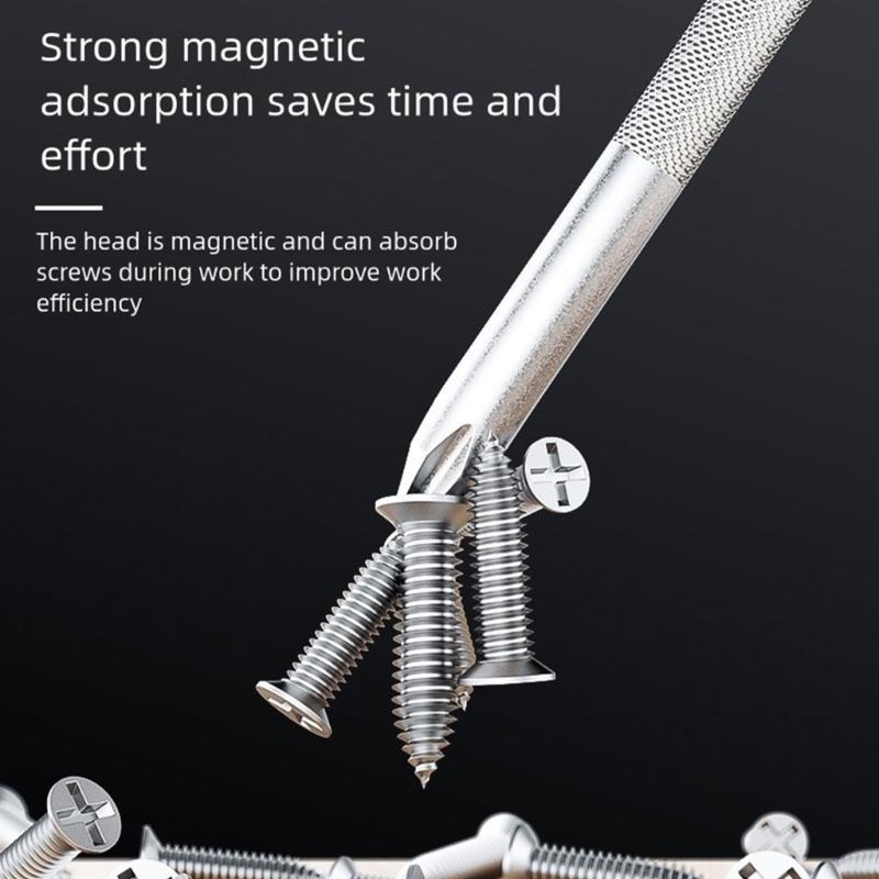 Nonslip Grip L Shape Double Ended Screwdriver High Strength Alloy Steel Ergonomic Handle For Tight Space Precise Work