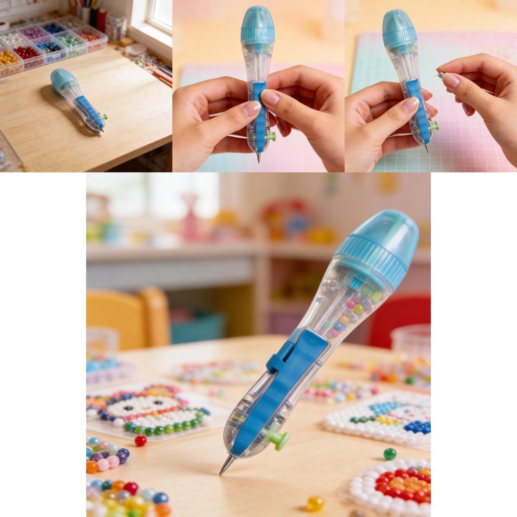 Plastic Storage Press Pen Diy Craft Kit For Kids And Teens