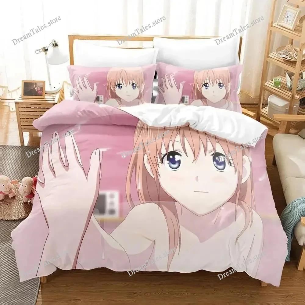 3D Printed Anime B Gata H Kei Bedding Set Boys Girls Twin Queen Size Duvet Cover Pillowcase Bed Kids Adult Home Textileextile369