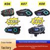 Capacete de Moto de Alta Definição com Fone de Ouvido Bluetooth com Intercomunicador e Gravador de Vídeo