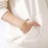 Luxury Stainless Steel Horseshoe Buckle Bracelet: Lightweight, Non-fading, Retro, High-end Feel