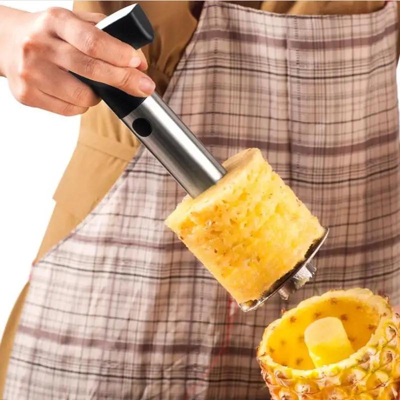 1Pc Stainless Steel Easy To Use Pineapple Peeler Accessories Pineapple Slicers Fruit Knife Cutter Corer Slicer Kitchen Tools