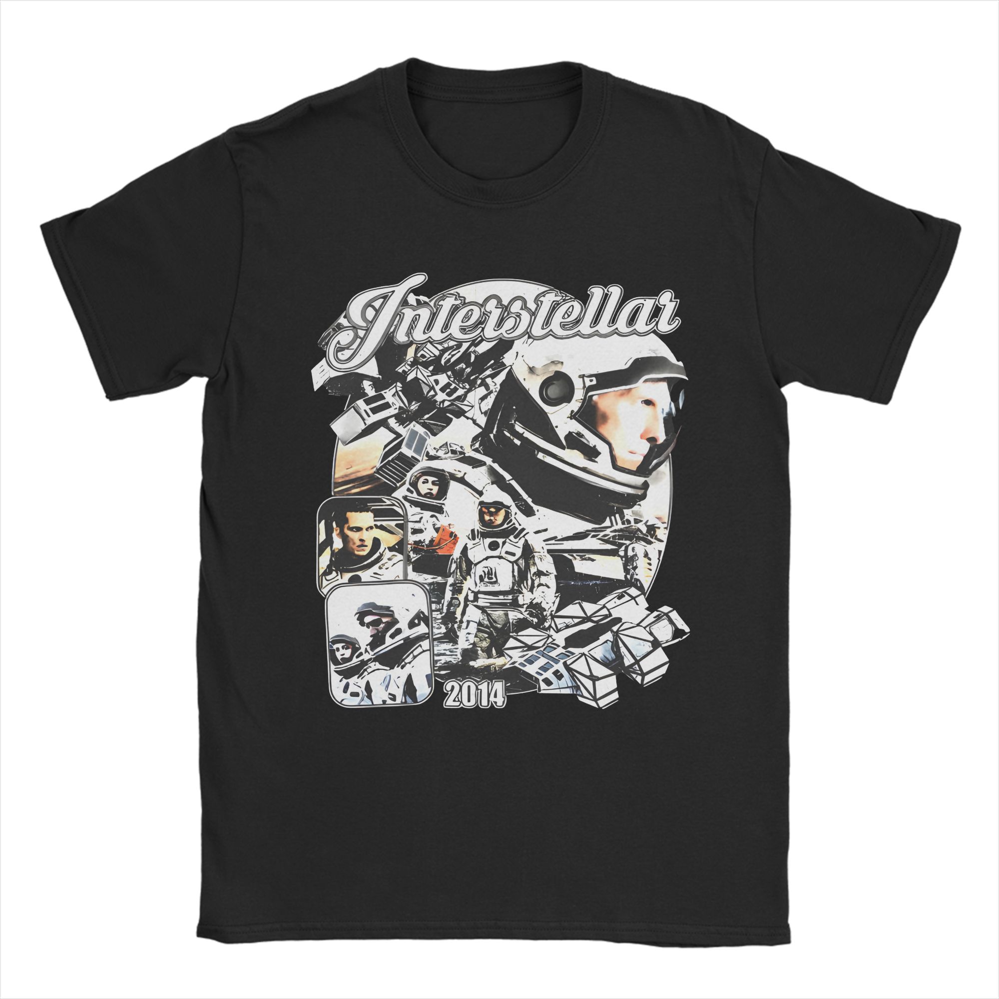 New Arrival Interstellars T Shirt for Unisex Women Cotton Tshirts Short Sleeve Clothes S