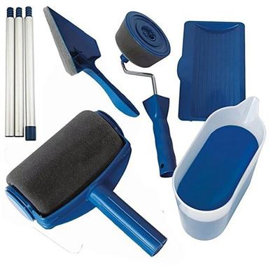 6 buc/set multifunctional role de vopsea colt perie maner instrumente pentru pictura perete rulou bricolaj gospodarie usor de utilizat perii de pictat
