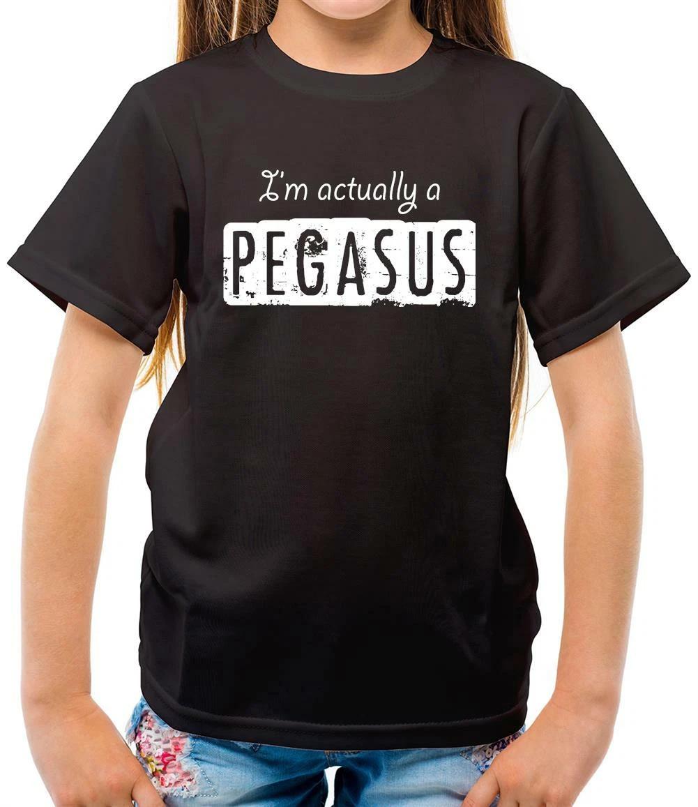 I m actually a pegasus - Kids T-Shirt - Hercules - Mythology - Fantasy - Gift 140