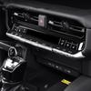 Decorative Silver Plated Glitter Sticker for Central Control Buttons for Toyota Land Cruiser Prado 250 Series 2026 2025 2024