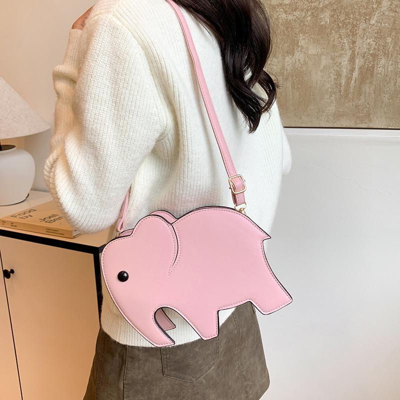 Bags Personalized Creative Small Bag 2025 New Japanese Cartoon Girl Foreign Niche Versatile Single Shoulder Baby Elephant Bag