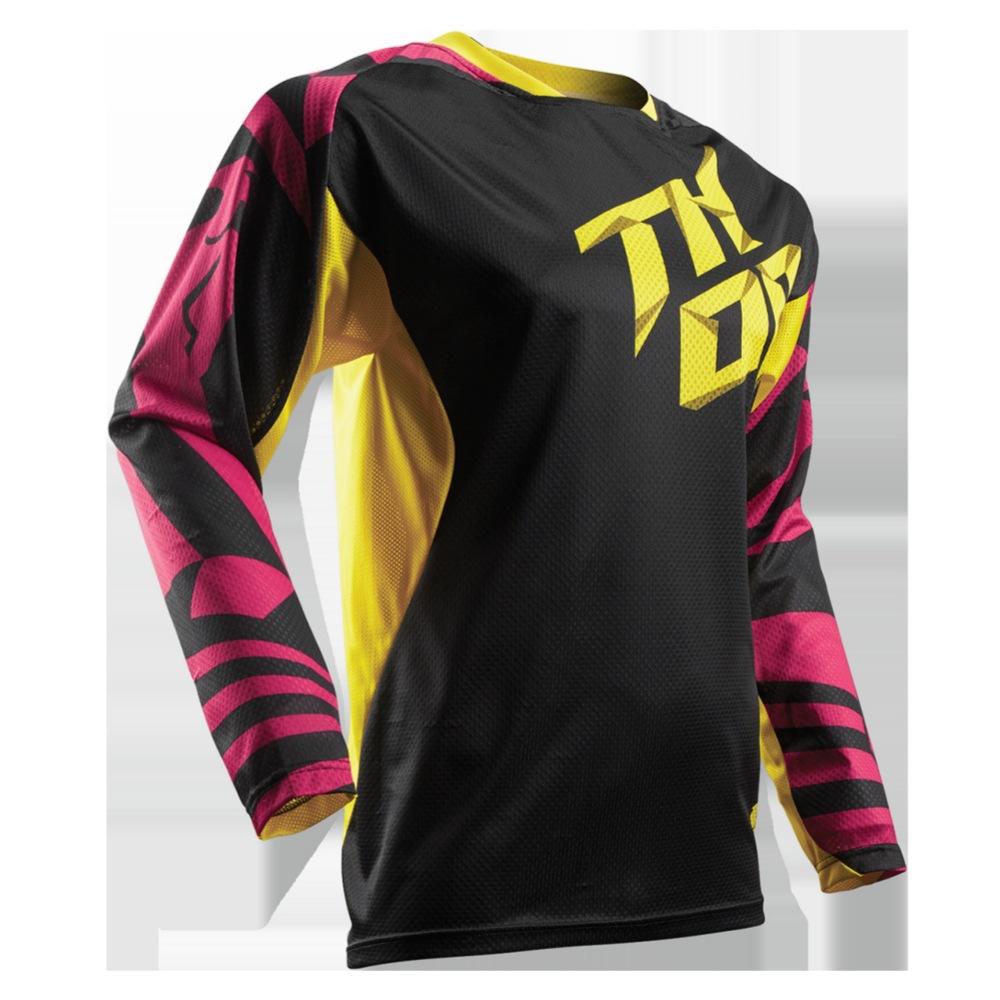 2024 heiß verkaufender THOR Downhill-Anzug Outdoor-Sport atmungsaktives langärmeliges T-Shirt Radsportanzug Offroad-Rennanzug