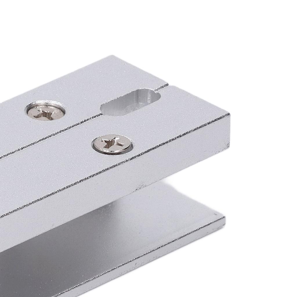 Aluminum Alloy U Shape Bracket for 180KG 350lbs Magnetic Lock Frameless Glass Door Easy Install