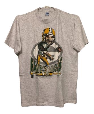 Vtg 1993 Brett Farve Farvealous Green Bay Packers Salem Caricature Shirt Men’s L