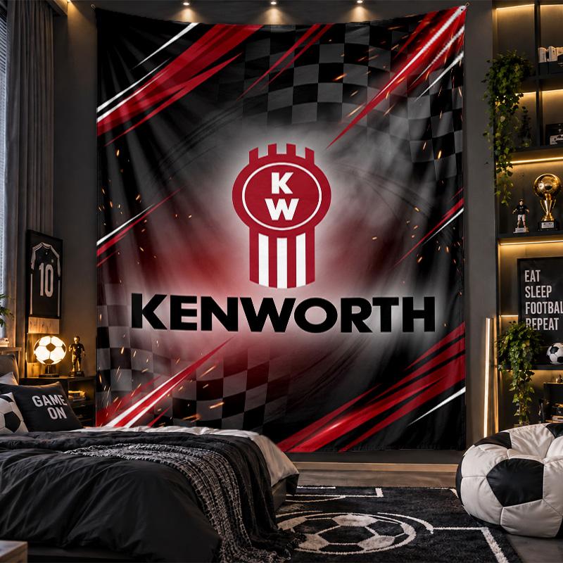 Wall Hanging Tapestry Kenworth Print Cloth for Living Room Bedroom Home Decor