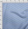 oneOone Cotton Flex Light Blue Fabric Triangle Quilting Supplies Print Sewing Fabric By The Yard 40 Inch Wide -