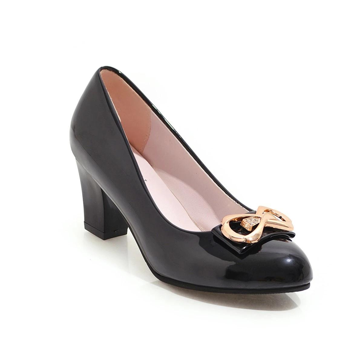 

Новые туфли для женщин. Женские туфли-лодочки. Круглый носок. Квадратный каблук. Женские туфли на высоком каблуке. Однотонные туфли для женщин. Zapatos Mujer. 40 чёрный