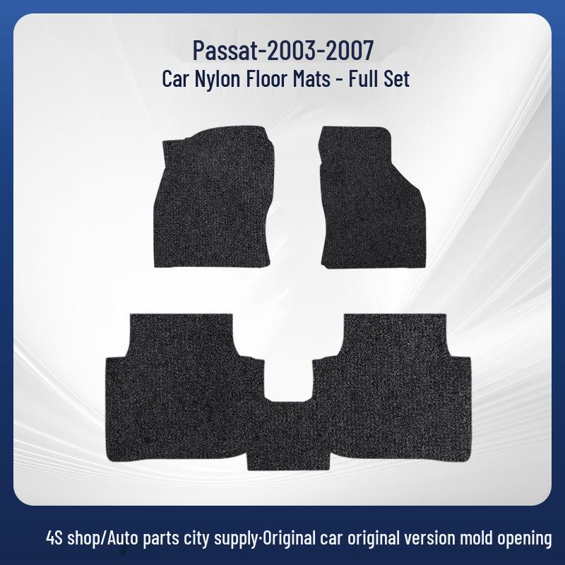 Black Nylon Floor Mats for 2003-2007 SAIC Volkswagen Passat