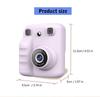 Kids Instantly Print Camera With 1Roll Thermals Paper For Creative Photography Featuring Clear Imaging Filter Effects