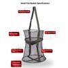 25cm-45cm Foldable Fishing Net Holder Net Fish Trap Fishing Basket Mesh for Keep Crayfish Minnows Baits Storage Cage