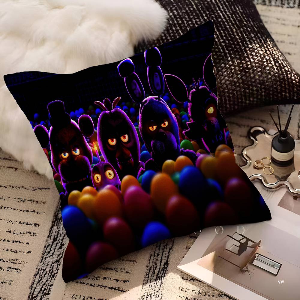 Fnaf F-FiveS-nights-At-Freddys Pillow Gift Home Office Decoration Bedroom Sofa Car Cushion Cover Case 45x45