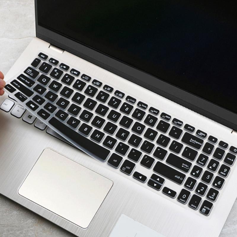 Silicone Keyboards Protectors for FL8700F S530UN Laptop Dust and Spill Resistant Semi Transparents