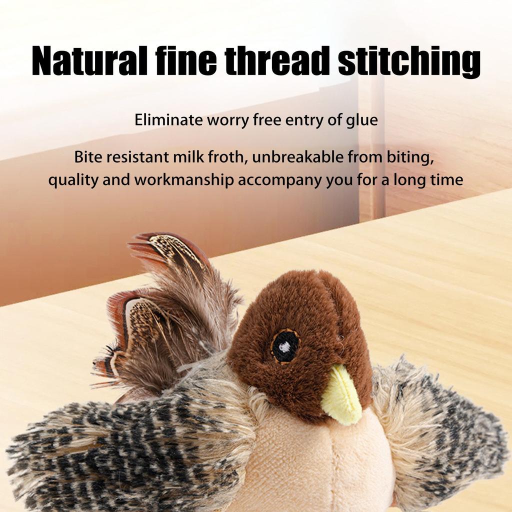 Flying Bird Cat Toys, Upgraded Simulation Chirping Bird Cat Toys, Bird Chirping Cat Toys, Flying Bird Cat Toys