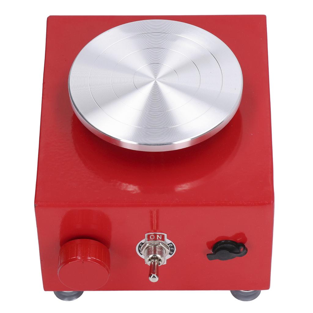 Kids Pottery Wheel Adjustable Speed Stable Rotation Low Noise Safe Compact Space Saving Easy