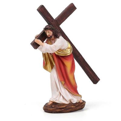 Klassisk Figur Jesus Harpiks Bordplade Pynt til Højtiderne