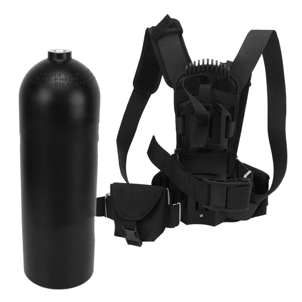 Scuba Tank Backpack Adjustable Diving Equipment Scuba Tank Holder Backpack for Diving Swimming Underwater Operations