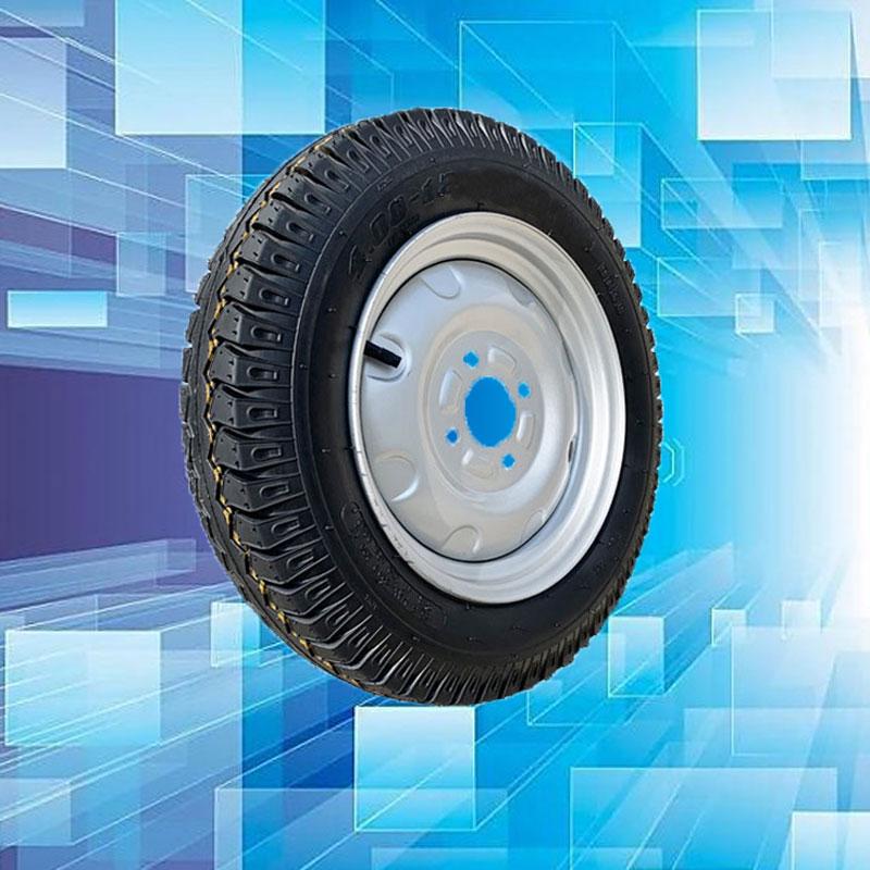 Izturīga elektriskā trīsriteņa ārējā riepa 4