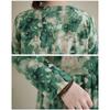 2025 New Floral Vacation Style Travel Round Neck Vintage Dresses
