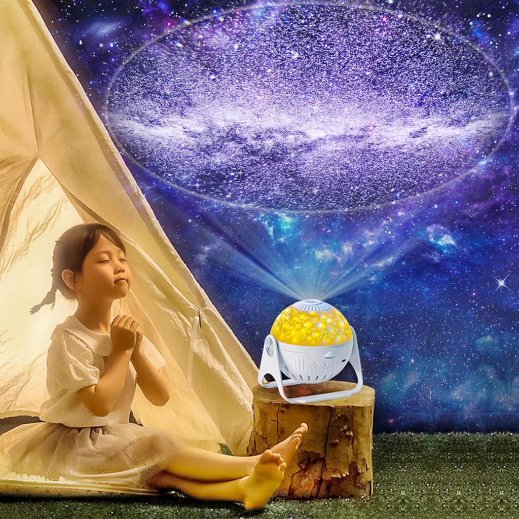 Planetarium for Home Use Authentic Popular Milky Way Constellation Aurora Starry Sky Solar System Deer Sea 7 Types of Movie Film HD Zoom Starry Sky