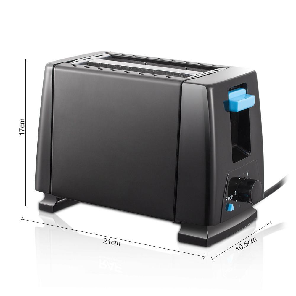 650W 2 Slice Toaster Desktop Mini Toast Sandwich Heating Machine Household Breakfast Machine Toast Stove