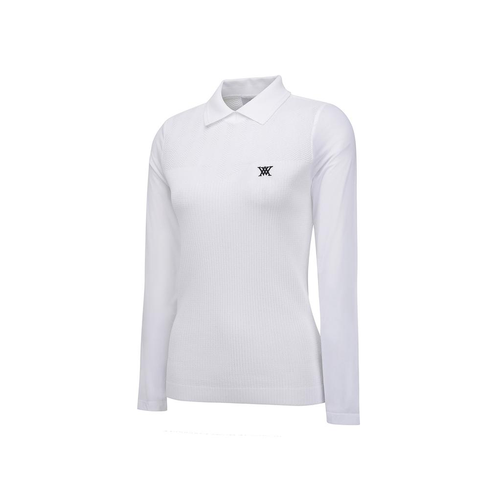 ANEW GOLF Women Sm Hybrid Sweater_Wh