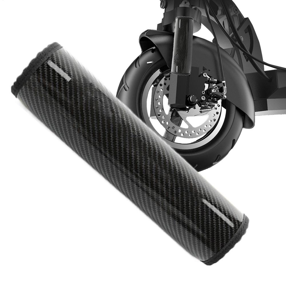Stoßdämpferabdeckungen Wasserdicht Staubdicht Kohlefaser Vorderradgabel Einstellbar Motorrad Schutzstange Schutzmanschetten Schützende Stoßdämpfer