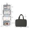 Trousse de toilette de voyage pliable et étanche, séparation sèche et humide, sac de rangement pour cosmétiques, sac à cosmétiques de grande capacité