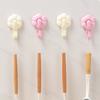 4 Pcs Multifunctional Flowers Suction Cup Hooks No Punch Wall Mounted Hooks  Bathroom