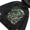 European And American High Street Digital Direct Injection Printing Hooded Sweater Men And Women Oversize Washed Old Hoodie