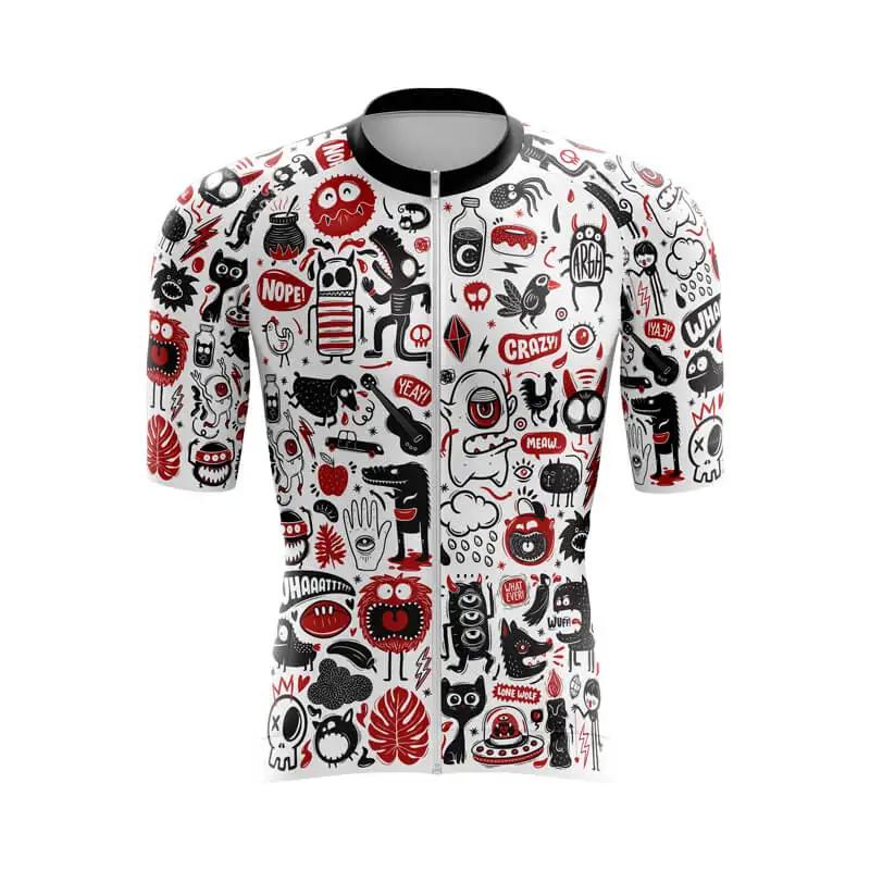 2026 Cartoon Radsportbekleidung Herren Ropa Ciclismo MTB Radsportkleidung Kurzarm Fahrradshorts Maillot Ciclismo Trikot Set Radsportanzüge