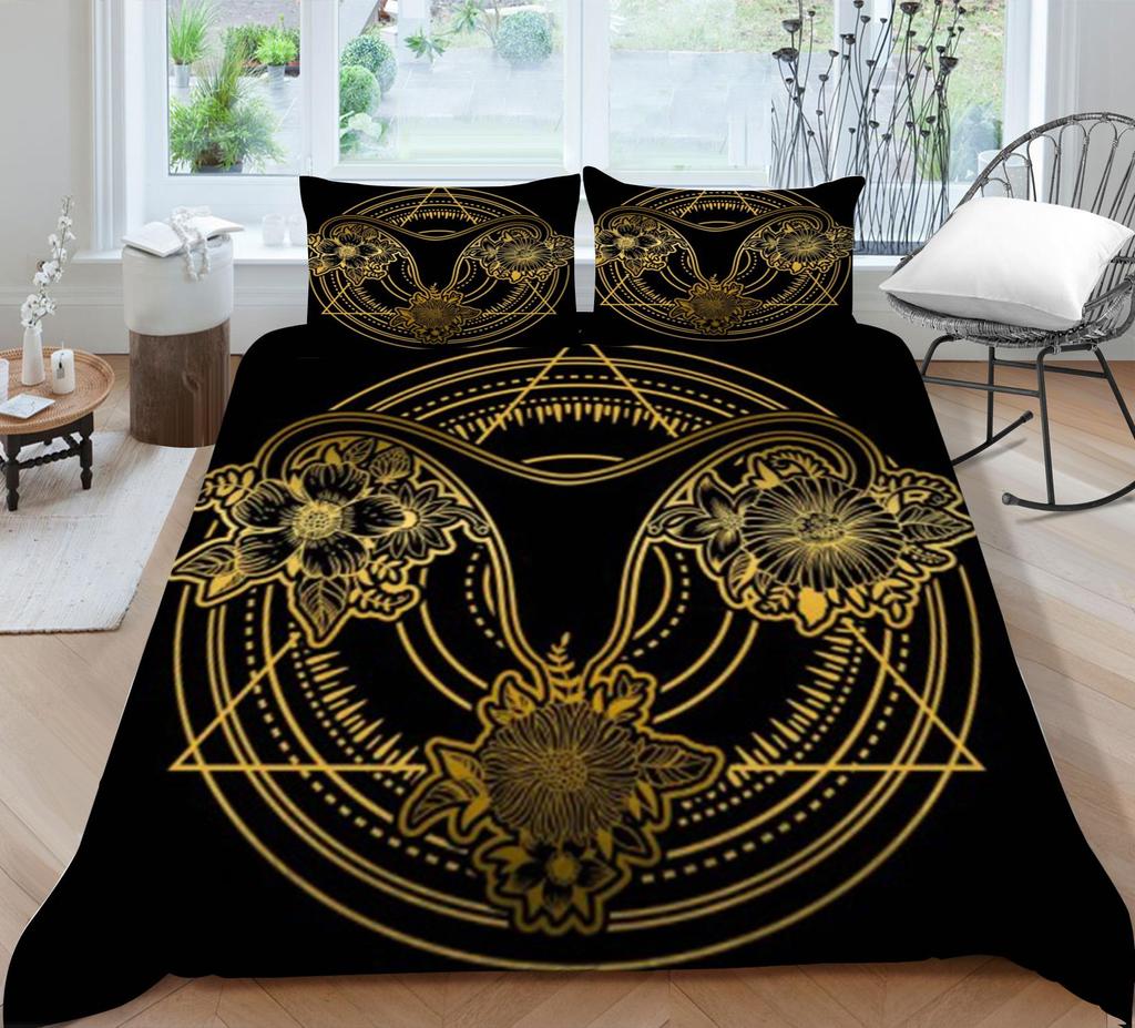 Posteľná bielizeň Bohemia Printing 3D 100% polyester Dekor do spálne Mikrovlákno Pohodlná prikrývka