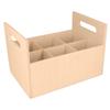 Wooden Locker - ARTEMIO - 24x16.5x16 Cm - Beige - Customizable - Practical