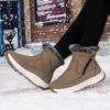 New High-top Cotton Shoes Winter Velvet Thickened Warm Wear-resistant Outdoor Hiking Shoes Snow Boots Women's Shoes