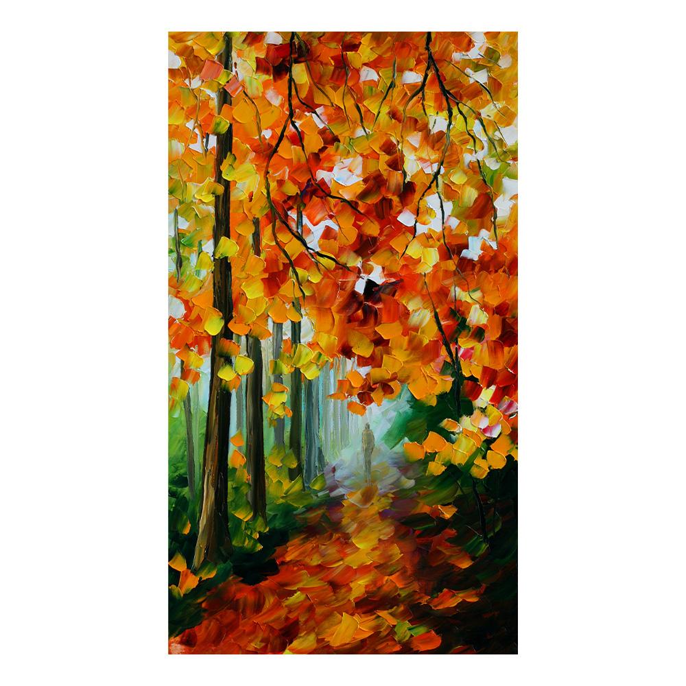 Modern Abstract Aesthetics Wall Art Color Leaf Tree HD Oil on Canvas Posters and Prints Home Bedroom Living Room Decoration Gift