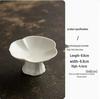 Chinese Style Ceramic Dessert Plate - Exquisite Small Tray for Mooncakes and Snacks, 2025 New Design