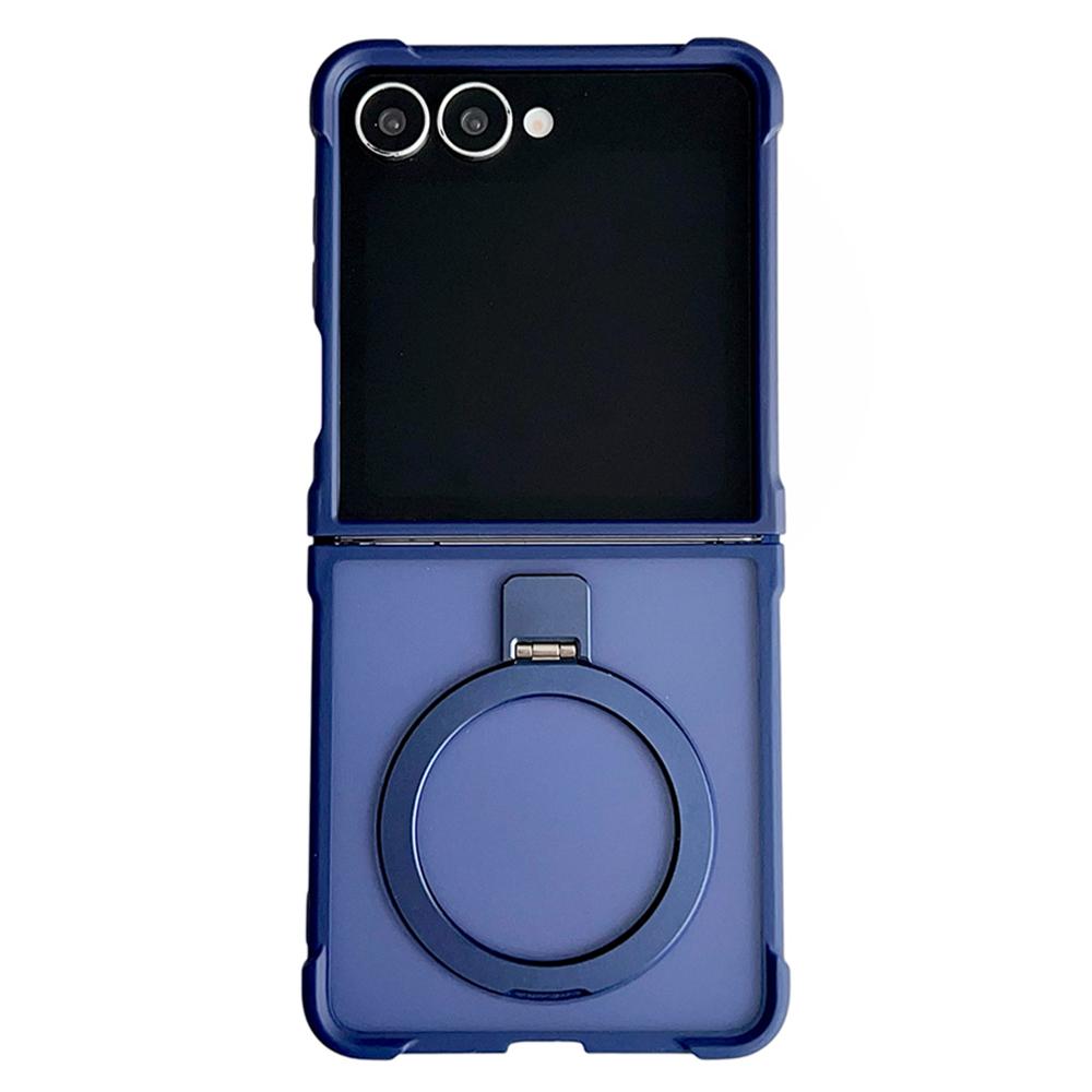 For Samsung Galaxy Z Flip7 5G Magnetic Case Kickstand Shockproof Matte PC+TPU Phone Cove