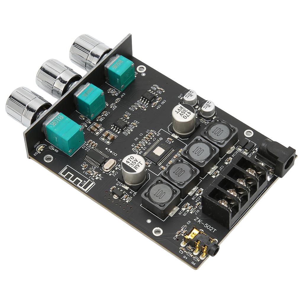 Bluetooth Amplifier Module 2 Channel High Power Digital AUX Sound Amp Receiver Board for Bass Treble
