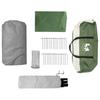 3 Person Instant Tent with Rainfly Green 185T Polyester with PU Coating